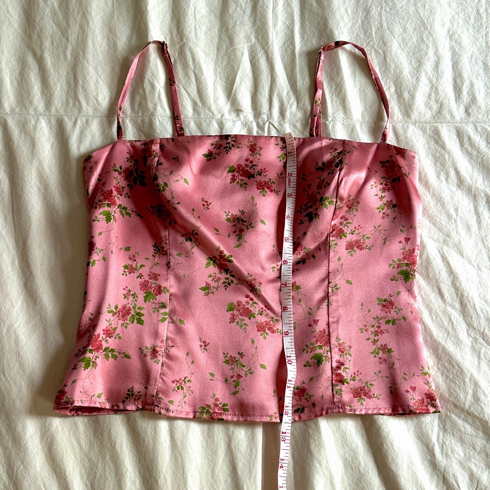 Reformation Overland Silk Top Amaranth Size 4 NWOT